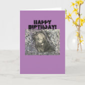 Bonne carte de voeux d'anniversaire (Fleur jaune)