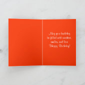 Bonne carte de voeux d'anniversaire Airedale Terri (Intérieur)