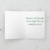 Bonne carte de voeux d'anniversaire au financement (Intérieur)