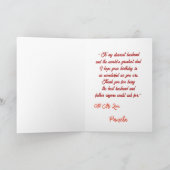 Bonne carte de voeux d'anniversaire avec photo (Intérieur)