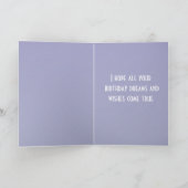 Bonne carte de voeux d'anniversaire Chihuahua Chio (Intérieur)