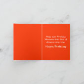 Bonne carte de voeux d'anniversaire Chihuahua Chio (Intérieur)