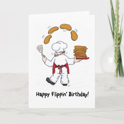 Bonne carte de voeux d'anniversaire de Flippin (Devant)