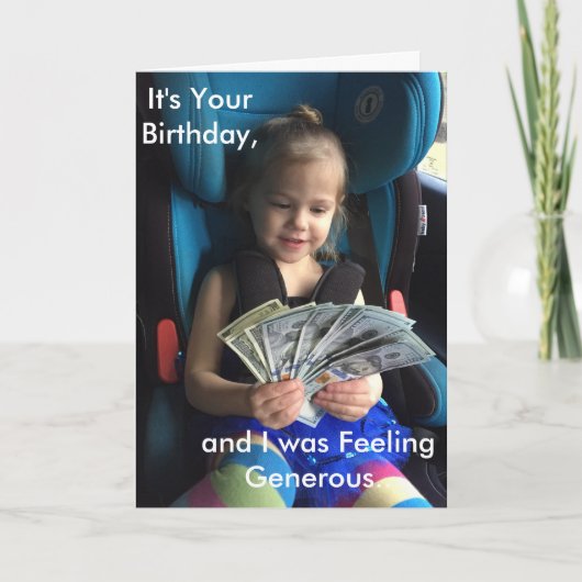 Bonne carte de voeux d'anniversaire, humoristique (Devant)