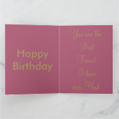 Bonne carte de voeux d'anniversaire Modèle vertica (Intérieur)