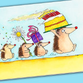 Bonne carte de voeux d'anniversaire par Nicole Jan