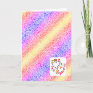 Bonne carte de voeux d'anniversaire pliée