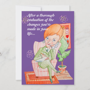 Bonne carte de voeux d'anniversaire saine