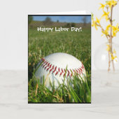 Bonne carte de voeux de baseball de la Fête du Tra (Fleur jaune)