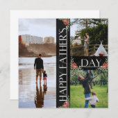 Bonne carte de voeux de Fête des pères (Devant / Derrière)