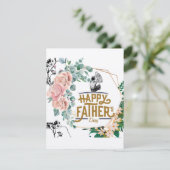 Bonne carte de voeux de Fête des pères (Debout devant)