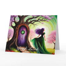 Bonne carte de voeux de Good Luck, bonne inspirati