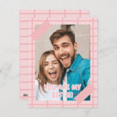 Bonne carte de voeux de la Saint-Galentin (Devant / Derrière)