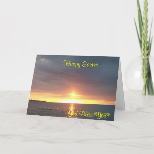 Bonne carte de voeux de Pâques (Devant)