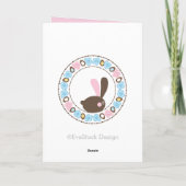 Bonne carte de voeux de Pâques (Dos)