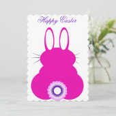 Bonne carte de voeux de Pâques (Debout devant)