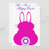 Bonne carte de voeux de Pâques (Devant / Derrière)