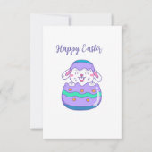 Bonne carte de voeux de Pâques (Devant)