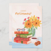 Bonne carte de voeux de retraite (Devant / Derrière)