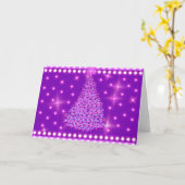 Bonne carte de voeux de saison de l'Avent (Fleur jaune)