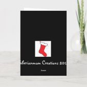 Bonne carte de voeux de vacances (Dos)