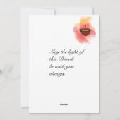 Bonne carte de voeux Diwali (Dos)