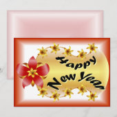 Bonne carte de voeux du Nouvel An (Devant / Derrière)