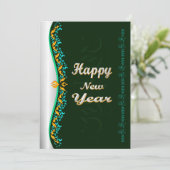 Bonne carte de voeux du Nouvel An (Debout devant)