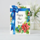 Bonne carte de voeux du Nouvel An (Debout devant)