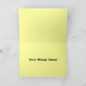 Bonne carte de voeux faciale (Intérieur)