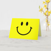 Bonne carte de voeux faciale (Fleur jaune)