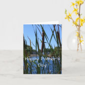 Bonne carte de voeux Fête des pères (Fleur jaune)