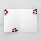 Bonne carte de voeux Floral printemps (Intérieur)