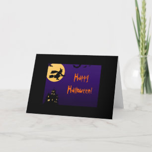 Bonne carte de voeux Halloween