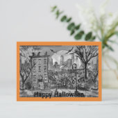 Bonne carte de voeux Halloween (Debout devant)