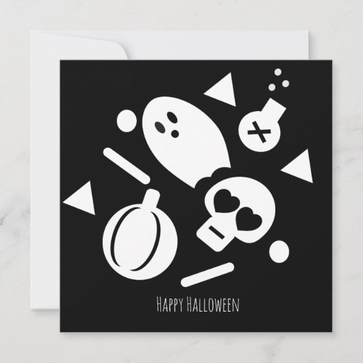 Bonne carte de voeux Halloween | ÉFFRAYANTS (Devant)