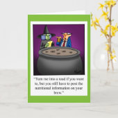 Bonne carte de voeux Halloween pour Halloween (Fleur jaune)