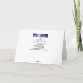 Bonne carte de voeux Hanoukka Menorah bougies (Dos)