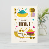 Bonne carte de voeux Holi! (Debout devant)