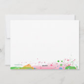 Bonne carte de voeux Holi (Dos)