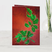 Bonne Carte de voeux Holly-Days (Dos)