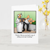 Bonne carte de voeux Humour (Fleur jaune)