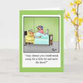 Bonne carte de voeux Humour (Fleur jaune)