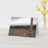 Bonne carte de voeux Mayday (Fleur jaune)