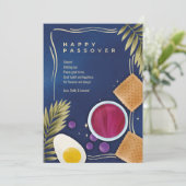 Bonne carte de voeux Pâques (Debout devant)