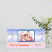 Bonne carte de voeux photo de vacances (Debout devant)