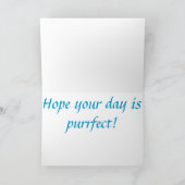 Bonne carte de voeux pour chat d'anniversaire (Intérieur)