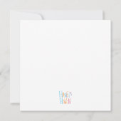 Bonne carte de voeux pour dinosaure bleu anniversa (Dos)