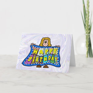 Bonne carte de voeux pour la courtepointe d'annive