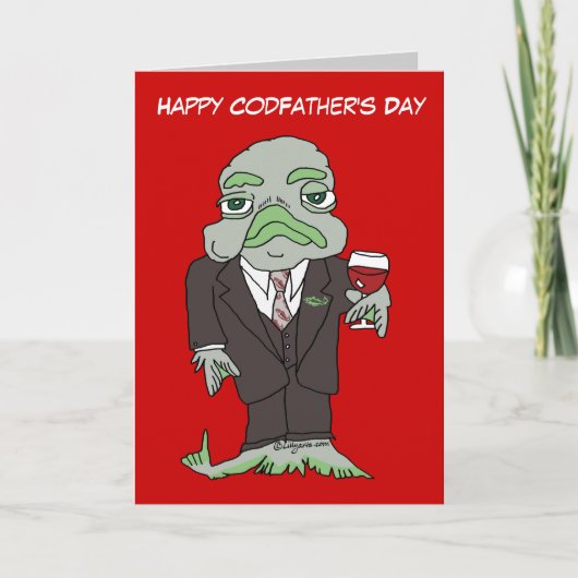 Bonne carte de voeux pour la fête des Codfathers (Devant)